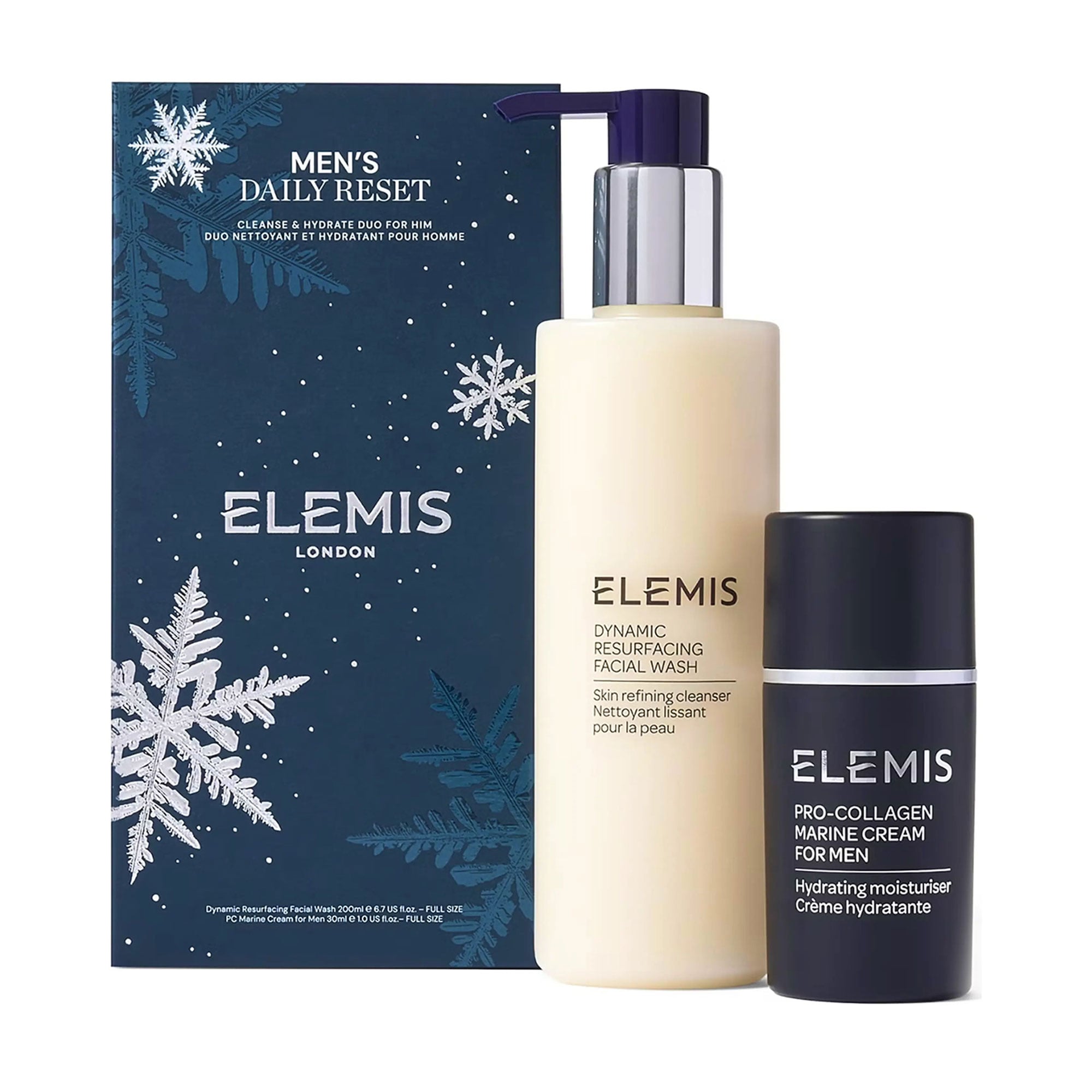 Чоловічий набір для обличчя Elemis Mens Daily Reset (очищувальний гель, 200 мл + крем, 30 мл)